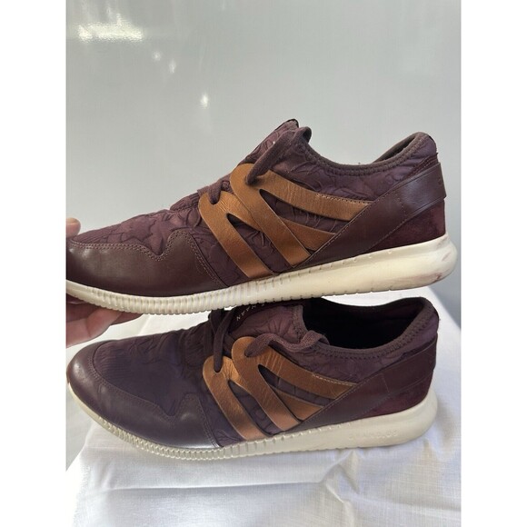 Cole Haan Shoes Women 10B 2.0 StudioGrand Purple Floral Trainer Sneaker W04208 - Picture 2 of 16